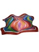 Jordana Klein Pomegranate Challah Cover - on Burgundy Border